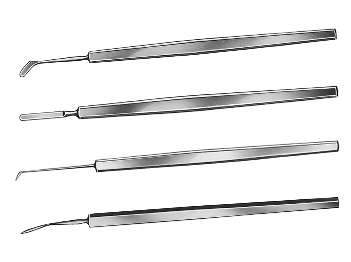Mehrweginstrument Skalpelle, Messer
