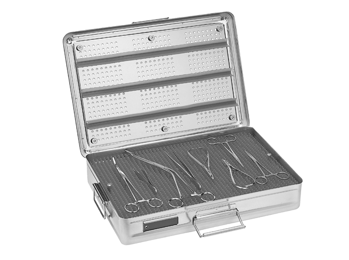 Mehrweginstrument Silikonteile, Sterilisierbehälter