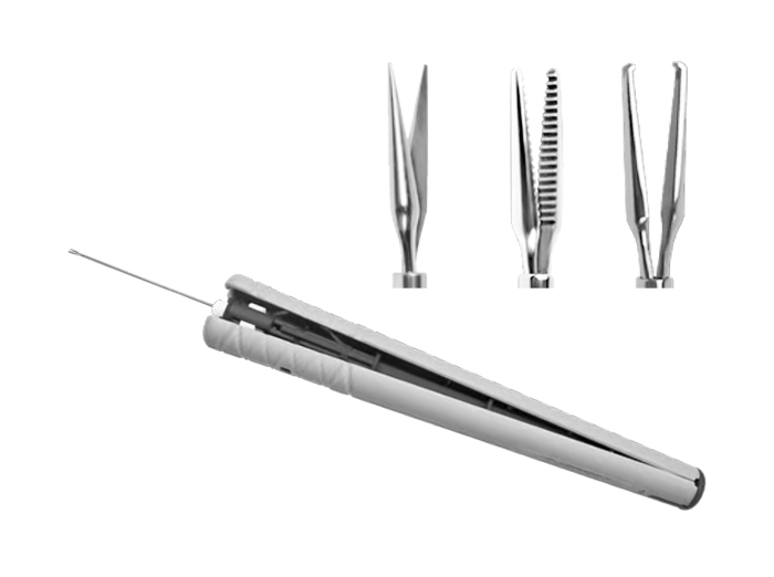 Vitreoretinale Micropinzetten und Microscheren