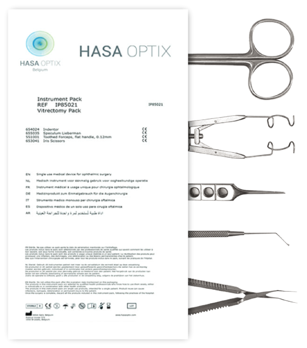 Instrumentensets aus dem Hasa Optix Katalog